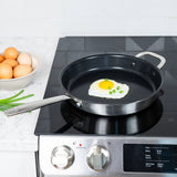 6-Piece Frying Pan + Lid Set
