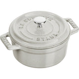 STAUB Cast Iron 0.25-qt Mini Round Cocotte