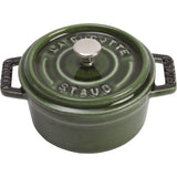 STAUB Cast Iron 0.25-qt Mini Round Cocotte