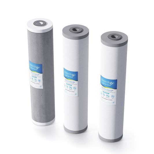 Replacement WD-WF20FG for WD-WHF3T-FG Whole House 3-stage Filter System – Reduces Iron & Manganese