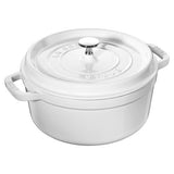 STAUB Cast Iron 4-qt Round Cocotte