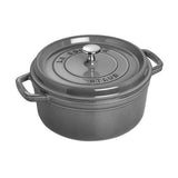 STAUB Cast Iron 4-qt Round Cocotte