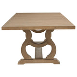 Brockway 5-Piece Extension Leaf Dining Set Barley Brown