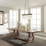 Brockway 104-inch Extension Leaf Dining Table Barley Brown