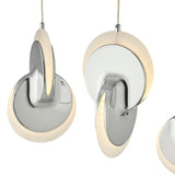 Deuterium Round Chandelier // Chrome