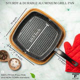 Moss & Stone 11-Inch Nonstick Grill Pan