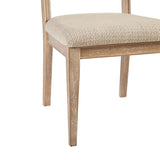 [Set of 2] Modern Farmhouse Dining Chairs with Cane Back