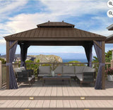 The Privacy Curtain for Hardtop Gazebo