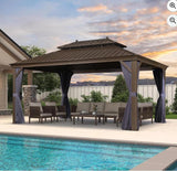 The Privacy Curtain for Hardtop Gazebo
