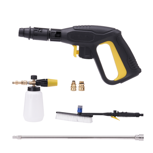 Waterdrop Spotless Car Wash System Accessories with spray guns, nozzles, extension bars, gun stem, Foam cannons, Car wash brush and matching removable handle
