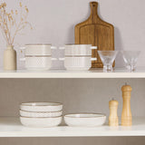 Kook Ceramic Soup Bowls with Handles, Set of 4