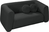 Abbington Chic Boucle Fabric Loveseat - Contemporary Style with Comfort and Elegance for Your Home