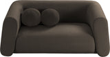 Abbington Chic Boucle Fabric Loveseat - Contemporary Style with Comfort and Elegance for Your Home