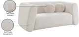 Abbington Chic Boucle Fabric Loveseat - Contemporary Style with Comfort and Elegance for Your Home