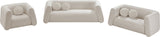Abbington Chic Boucle Fabric Loveseat - Contemporary Style with Comfort and Elegance for Your Home
