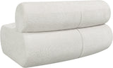 Bale Modular Chair - Luxurious Cream Chenille Upholstery for Stylish Comfort and Relaxation