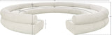 Bale Modular Sofa - Luxurious Cream Chenille Upholstery with Contemporary Design for Any Space