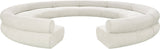 Bale Modular Sofa - Luxurious Cream Chenille Upholstery with Contemporary Design for Any Space