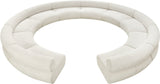 Bale Modular Sofa - Luxurious Cream Chenille Upholstery with Contemporary Design for Any Space