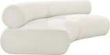 Bale Modular Sofa: Luxurious Cream Chenille Upholstery with Chic Cross-Hatched Design for Comfort