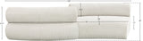 Bale Modular Sofa: Elegant Cream Chenille Comfort with Unique Texture for Stylish Living Spaces