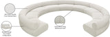 Bale Modular Sofa - Elegant Cream Chenille Design for Ultimate Comfort in Your Living Space