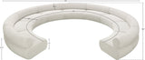 Bale Modular Sofa - Elegant Cream Chenille Design for Ultimate Comfort in Your Living Space