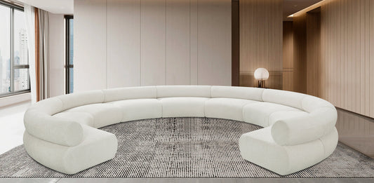Bale Modular Sofa - Elegant Cream Chenille Design for Ultimate Comfort in Your Living Space