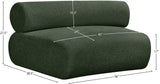 Bale Modular Chair - Luxurious Cream Chenille Upholstery for Stylish Comfort and Relaxation