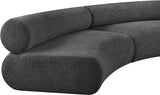 Bale Modular Sofa: Luxurious Cream Chenille Upholstery with Chic Cross-Hatched Design for Comfort