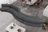 Bale Modular Sofa - Luxurious Cream Chenille Upholstery with Unique Cross-Hatched Design for Comfort