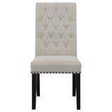 Alana Velvet Upholstered Dining Side Chair Sand (Set of 2)