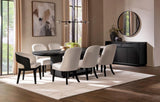 Leandro 78-inch Extension Dining Room Table - Burnished Black