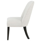 Leandro Upholstered Dining Side Chair - Cream (Set of 2)
