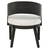 Leandro Upholstered Dining Arm Chair - Cream (Set of 2)