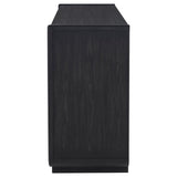 Leandro 2-Drawer Dining Sideboard Server – Burnished Black