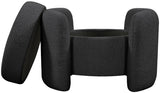 Horizon Boucle Fabric Upholstered Ottoman