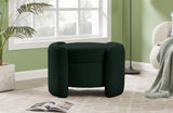 Horizon Boucle Fabric Upholstered Ottoman
