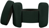Horizon Boucle Fabric Upholstered Ottoman