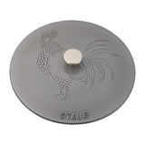 STAUB Cast Iron 3.75-qt Essential French Oven Rooster