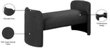 Peyton Contemporary Bench with Rounded Arms for Stylish Seating in Bedroom or Entryway Décor