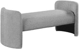 Peyton Contemporary Bench with Rounded Arms for Stylish Seating in Bedroom or Entryway Décor