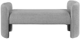 Peyton Contemporary Bench with Rounded Arms for Stylish Seating in Bedroom or Entryway Décor