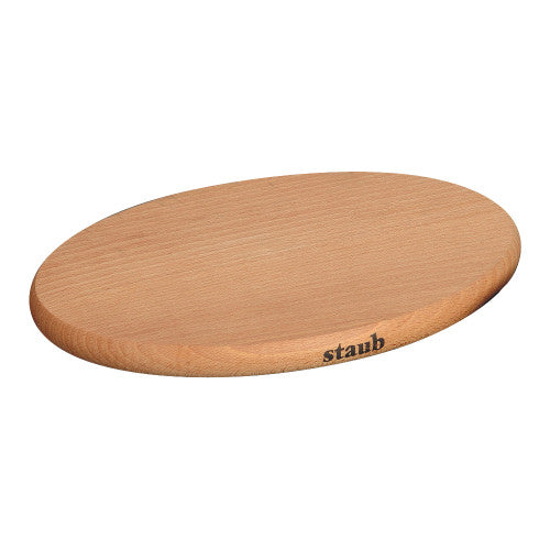 STAUB Oval Magnetic Wood Trivet