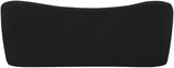 Flair Contemporary Bench with Curved Back - Elegant Seating Solution for Modern Home Decor