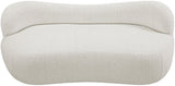 Flair Contemporary Bench with Curved Back - Elegant Seating Solution for Modern Home Decor