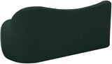 Flair Contemporary Bench with Curved Back - Elegant Seating Solution for Modern Home Decor
