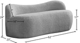 Flair Contemporary Bench with Curved Back - Elegant Seating Solution for Modern Home Decor