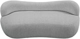 Flair Contemporary Bench with Curved Back - Elegant Seating Solution for Modern Home Decor