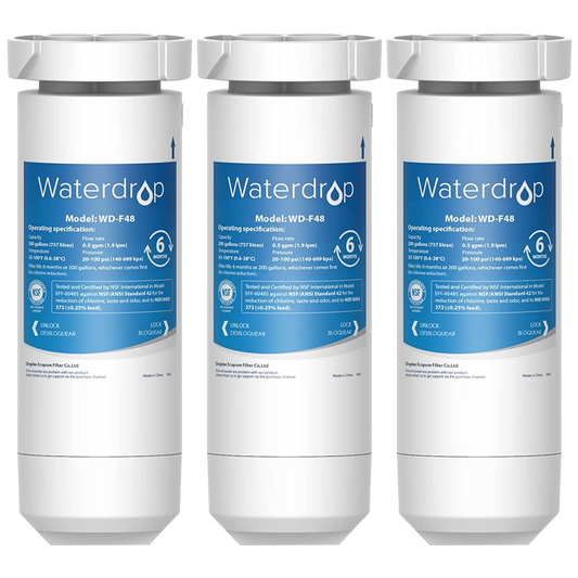 Waterdrop Replacement for GE XWF Refrigerator Water Filter